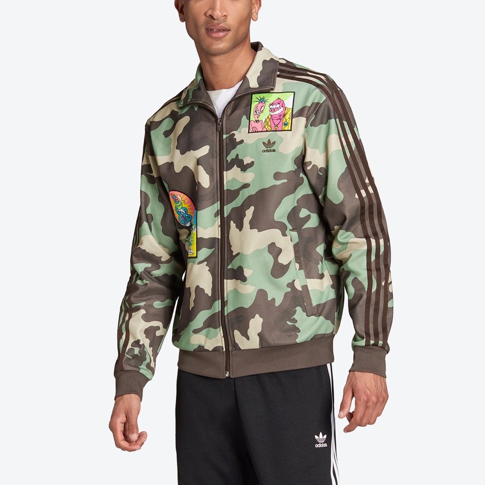adidas originals x JEREMY SCOTT Camouflage Sports Jacket Multi-Color Extra Large - Picture 9 of 14